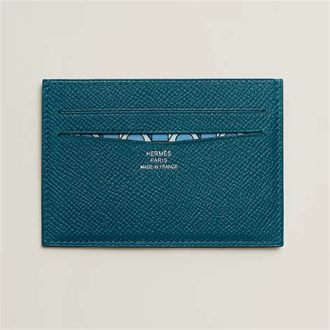 hermes twill card holder.